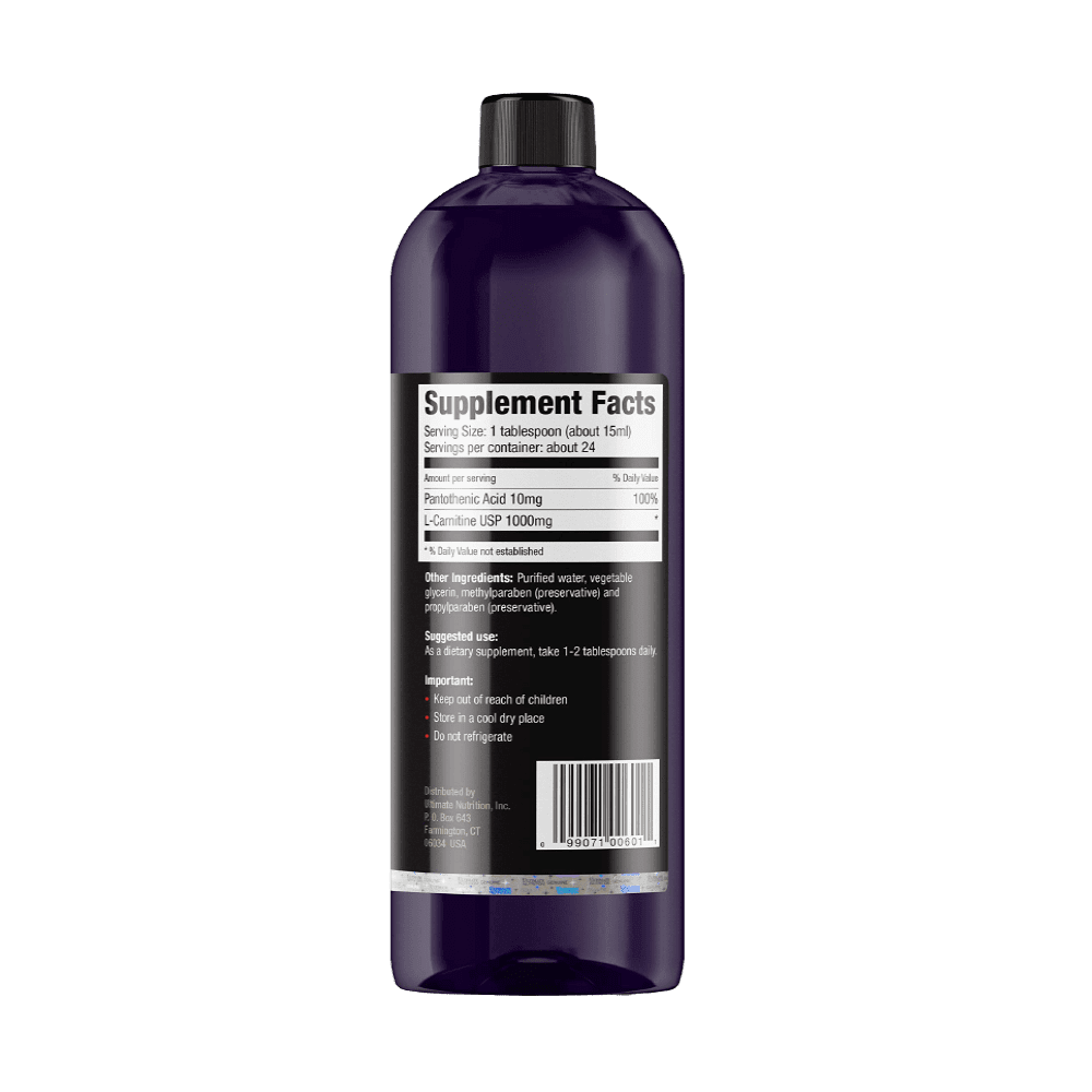 l carnitine ultimate nutrition Ultimate Nutrition L-Carnitine liquide 355ml – Infinite suppléments